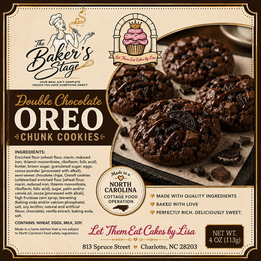 Double Chocolate Oreo Chuck Cookies