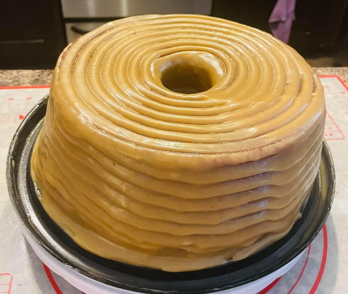 The Caramel Cream Cheese Pound Cake