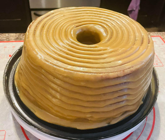 The Caramel Cream Cheese Pound Cake