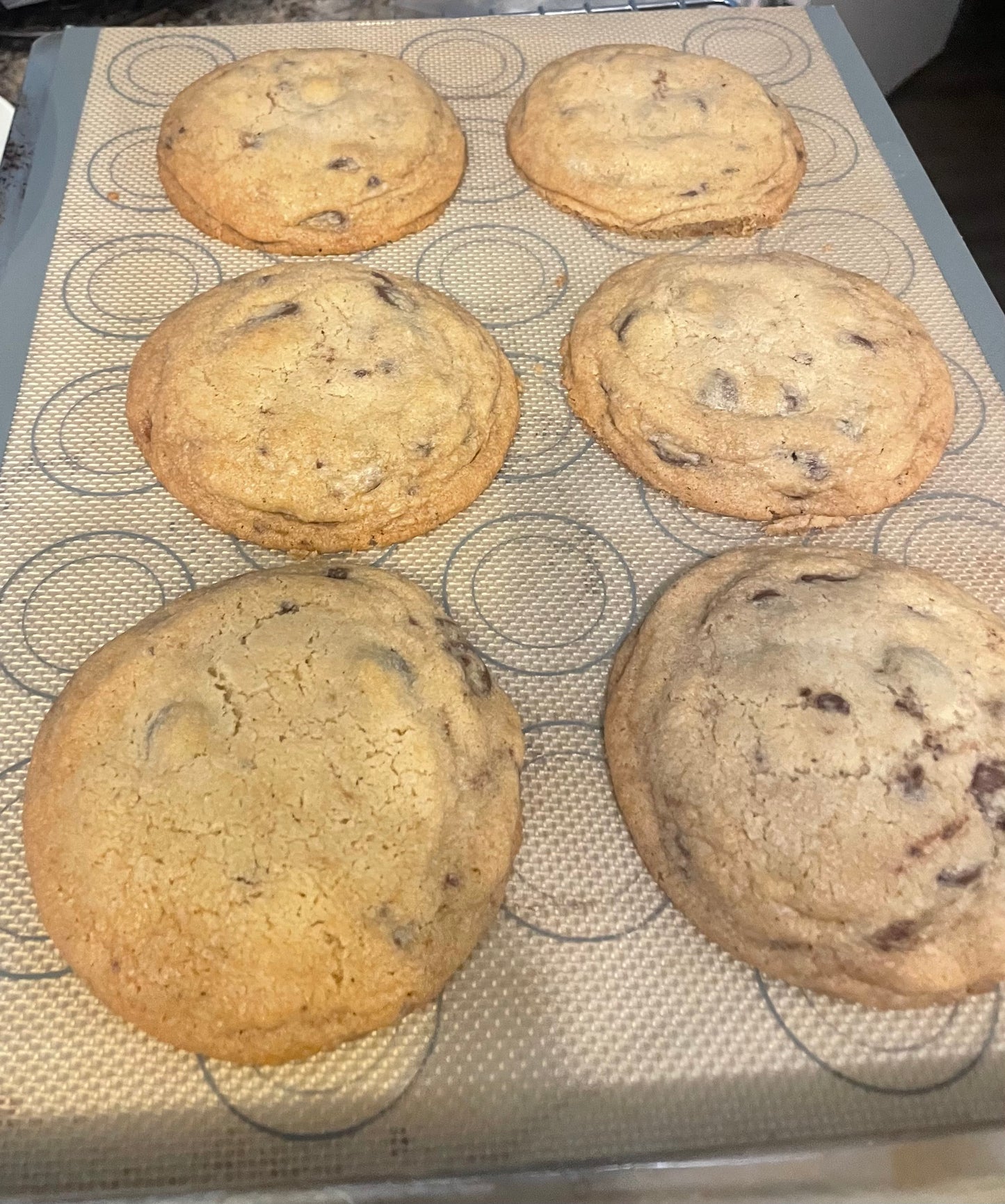 Large Chocolate chip cookies